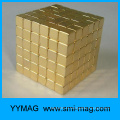 Golden cubos de brinquedo ímã permanente de neodímio como cubo de Rubik